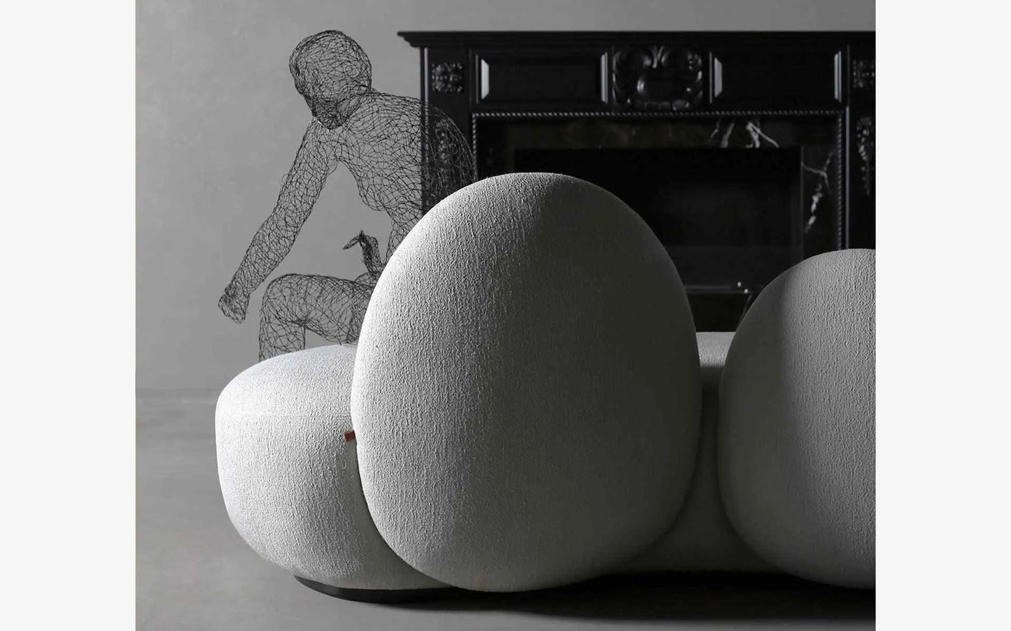 FUYU TWO-SEAT SOFA White - NETHORECA