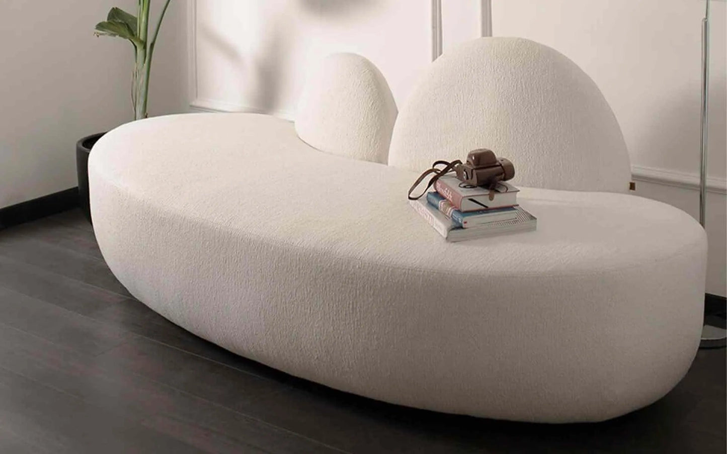 FUYU TWO-SEAT SOFA White - NETHORECA