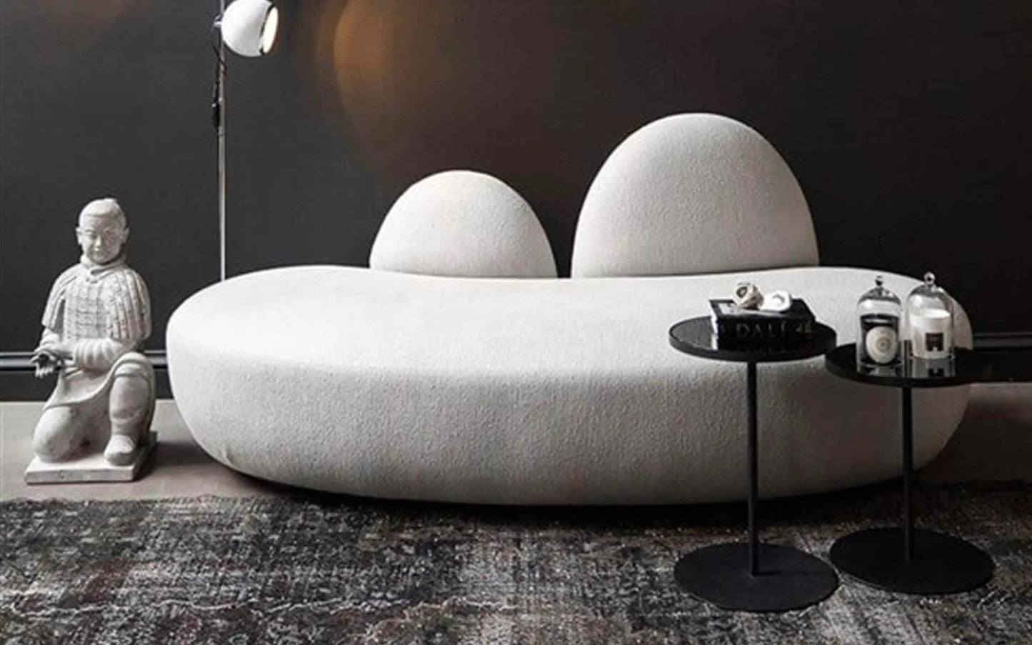 FUYU TWO-SEAT SOFA White - NETHORECA